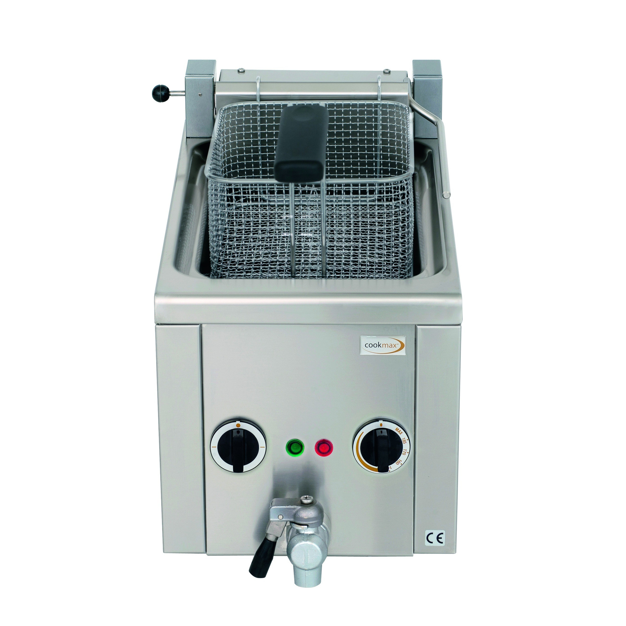 Elektro-Fritteuse 1 Becken, 7 L, mit Ablasshahn